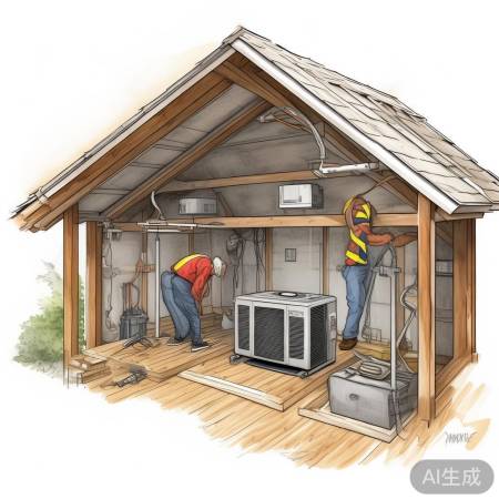 预留空调安装空间