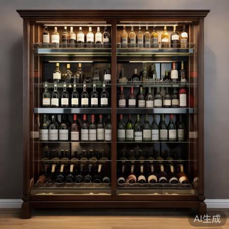 酒柜实用美观，容量充足