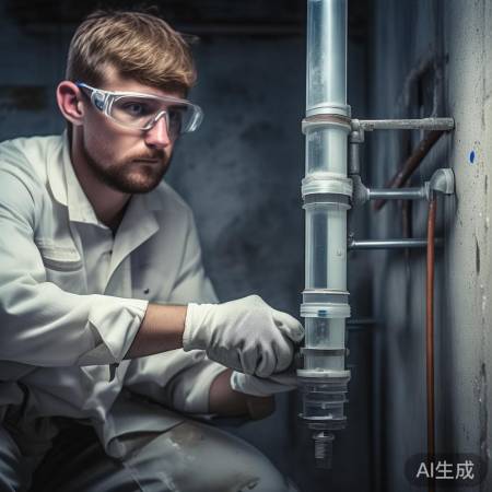 洗衣机地漏连接长水管教程