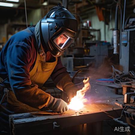 冰箱制冷铜管焊接，注意安全防护