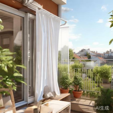 遮阳帘降温美居