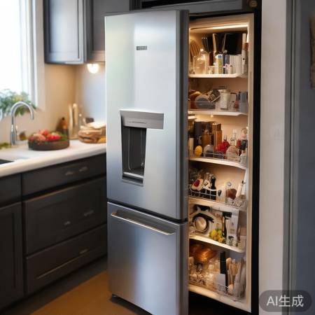 冰箱角落巧利用