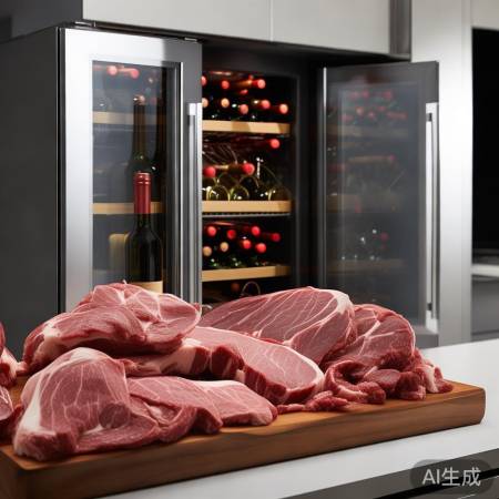 红酒柜低温保肉类鲜美