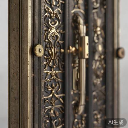 铁艺门细节精致高档