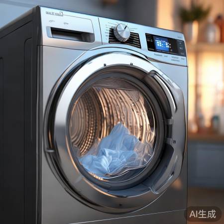 洗衣机容量大，洗衣量大。