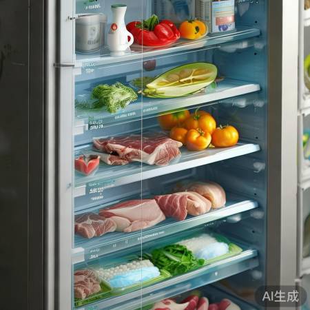 冰箱软冷冻层存放食物的适宜位置是哪一层？