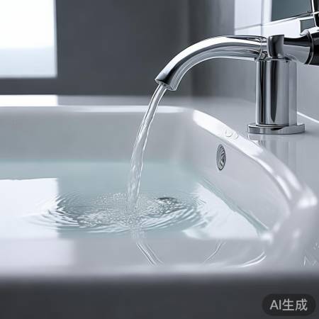 “避免水流喷洗手台”