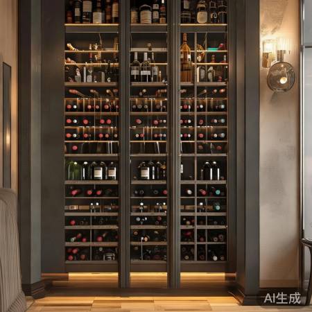 斜放红酒，酒柜摆放新技巧，轻松解锁最佳品酒体验