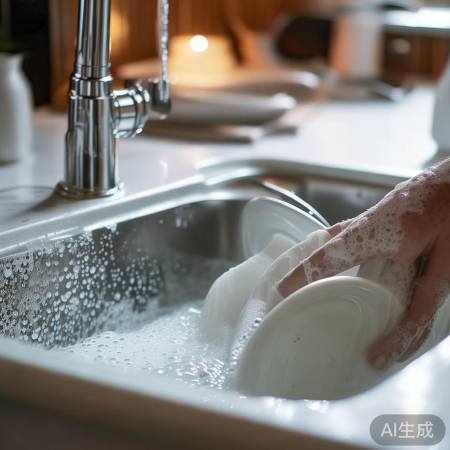 洗洁精刷洗步骤