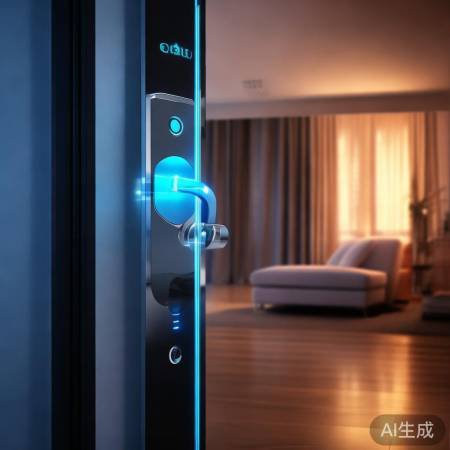 智能家居指纹锁，温馨归家体验