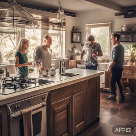 集成灶水槽搭配，舒适自然