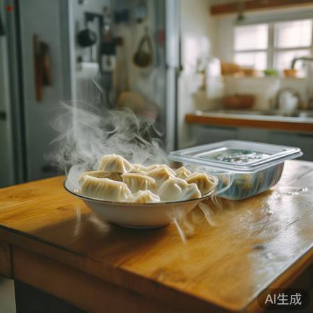 “冷水解冻馄饨,口感佳又抗菌”