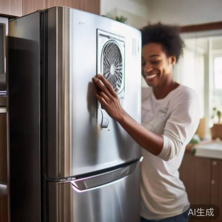 冰箱风扇调至舒适高度