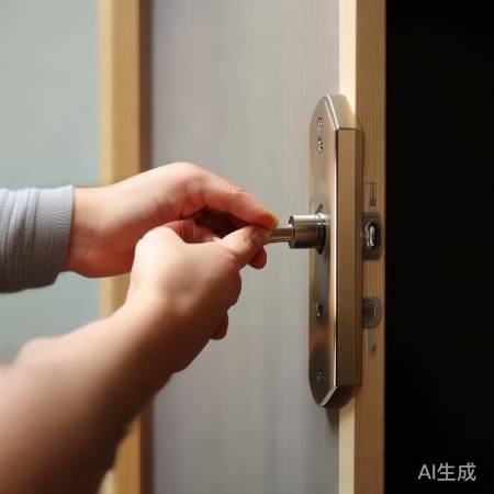 安装锁体，测试顺畅