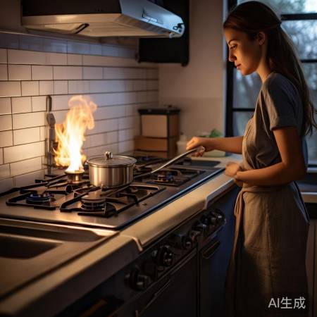 红外灶旁勿离，安全炒菜时