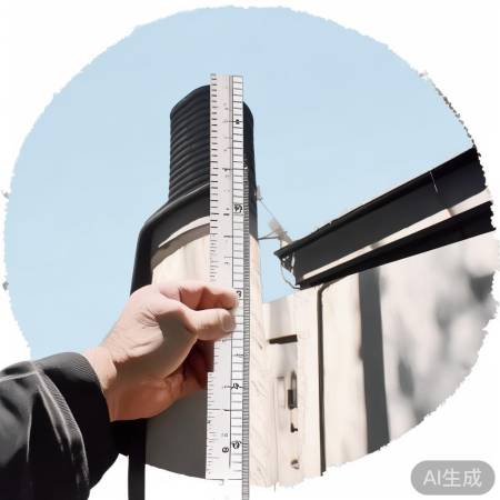 用卷尺测烟筒高