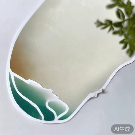 环保椭圆贴纸,简约自然