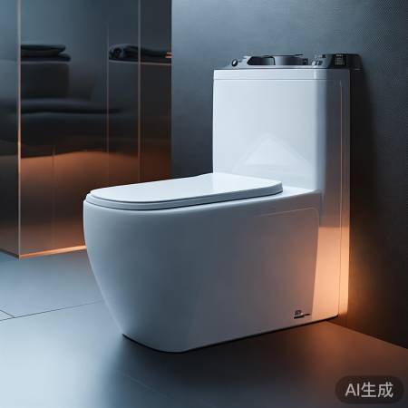 智能马桶与水箱一体设计，舒适生活新体验