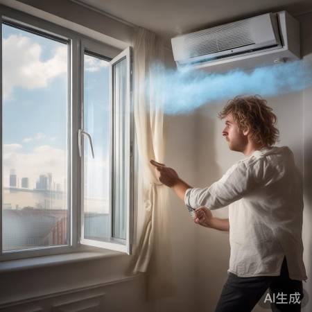 空调使用时少开窗,节能又高效。