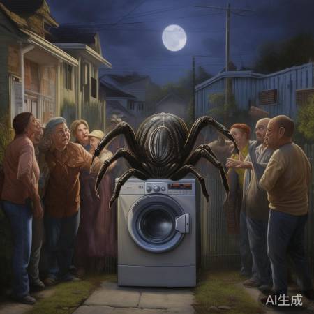 巨型蜘蛛惊邻舍