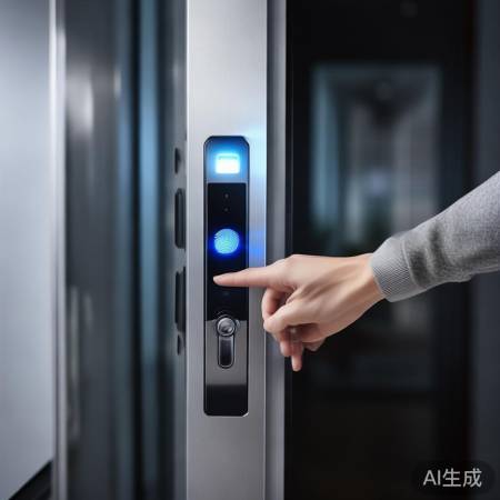 智能锁指纹识别，告别钥匙烦恼，一键安全守护