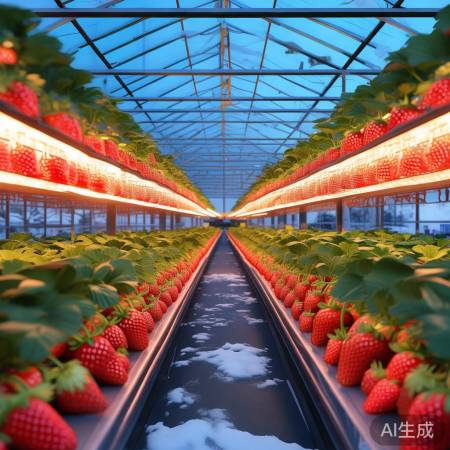 空气能草莓冬季加温种植技巧