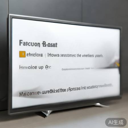 重置电视,备份数据。