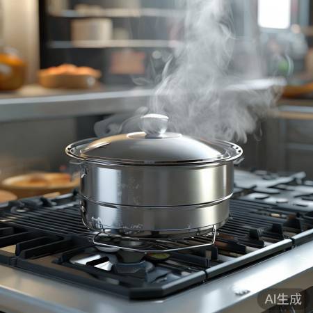 放置蒸笼,锅盖代替也可