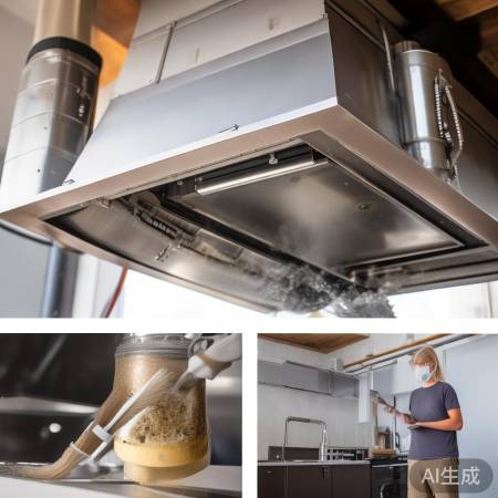 定期清洁排烟管道