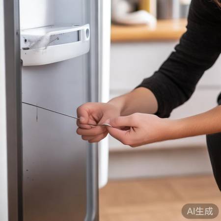 检查冰箱排水孔