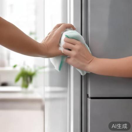 擦洗冰箱门密封条