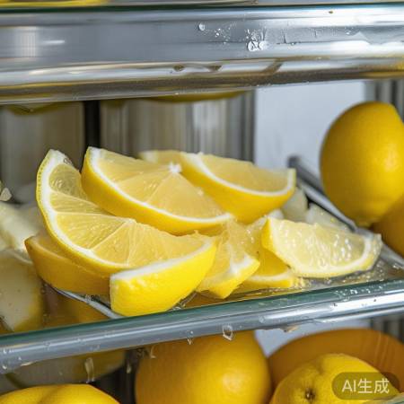 冰箱除味柠檬片