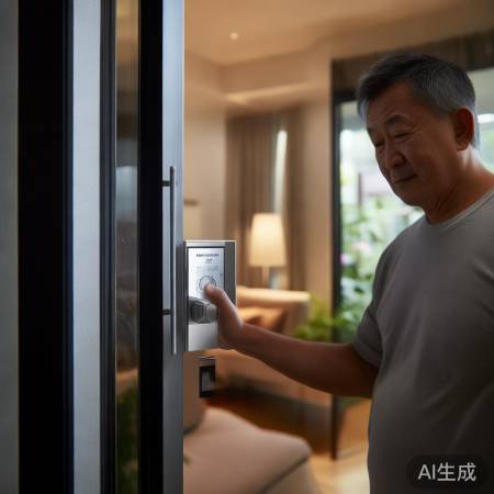 华为指纹锁,便捷生活新选择