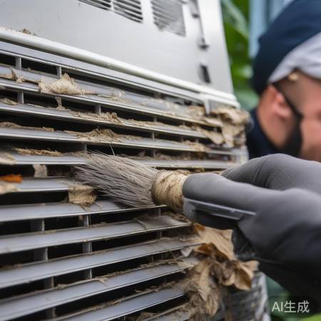 空调散热片清理