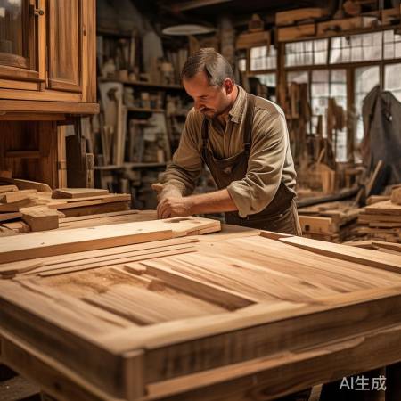 现场木工打造红酒柜子，尽显匠心品质