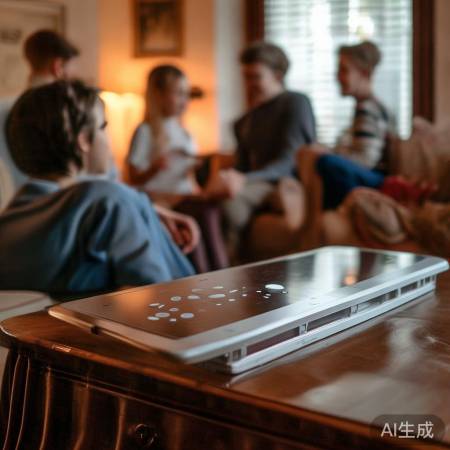 客厅中央空调控制板，三合一智能操作体验