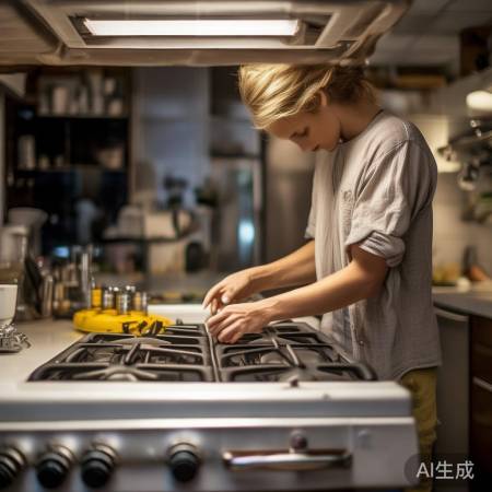 检查燃气阀门，安全第一