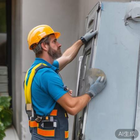 防盗门安装验收