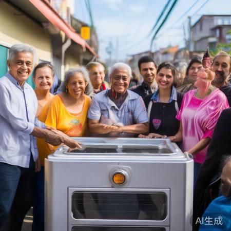 企业捐赠，拉近社区情谊