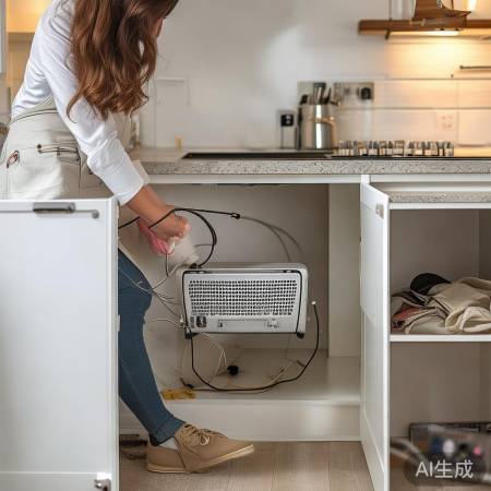 清理油烟机，关闭电源