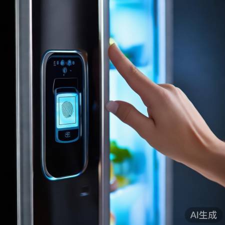指纹解锁冰箱