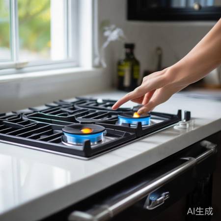 开启燃气灶后灶，通风防中毒