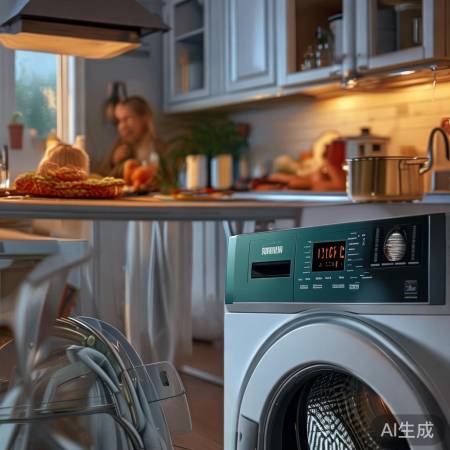 智能洗衣机预约洗涤，轻松掌控洗衣时间