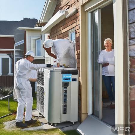 海尔空气能暖气，安装售后到位