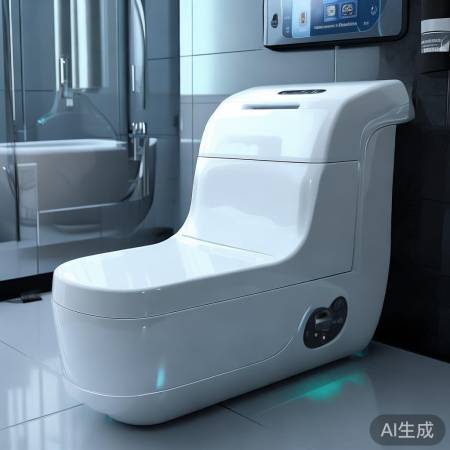 智能马桶冲洗屁股一键操作，享受便捷卫生体验