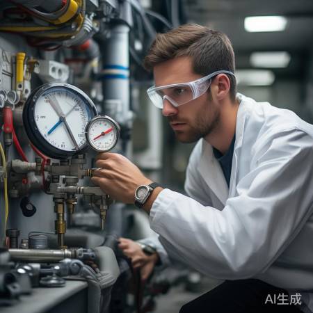 检查水压，调整至标准