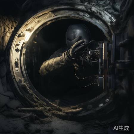 劫匪智慧挖地道，利用银行管道通