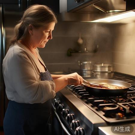 调整火力防烧焦