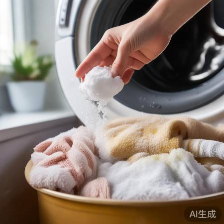 小苏打粉清洁毛巾，去污小伤。