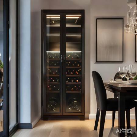 红酒柜角落,实用又美观